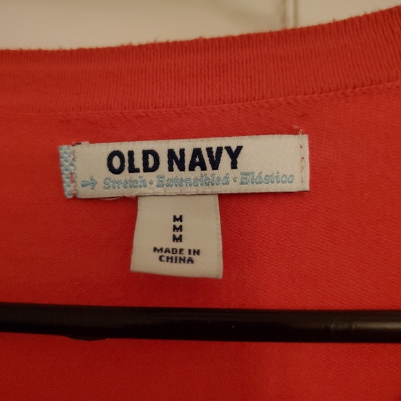 Neon Salmon Cardigan - M - Picture 2 of 3